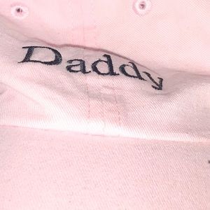 Pink “daddy” hat